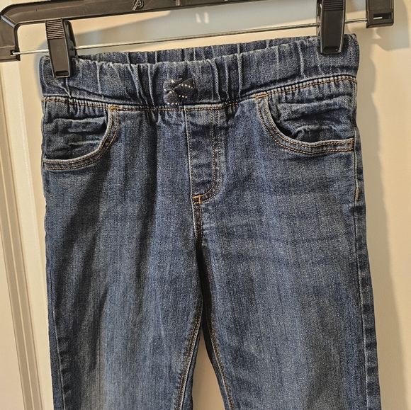 sz 6 Jumping Beans drawstring waist straight fit distressed ripped jeans - Picture 13 of 16